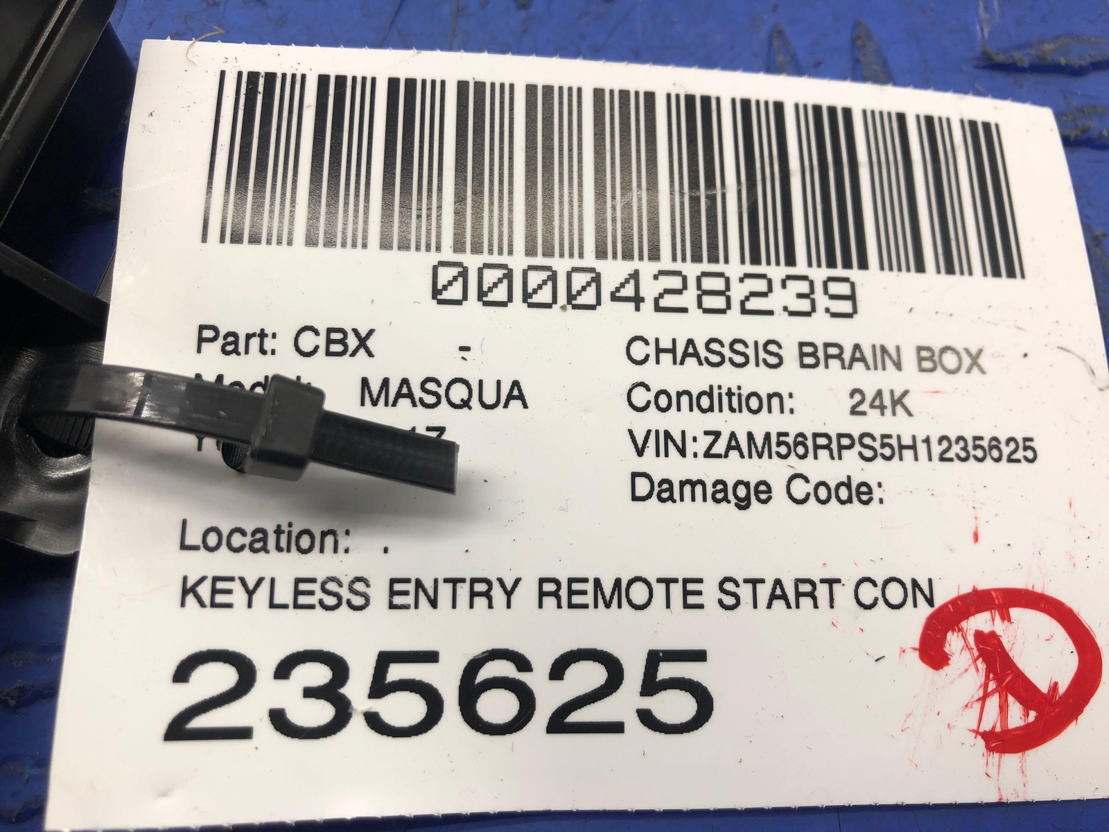 2017-2021 MASERATI QUATTROPORTE KEYLESS ENTRY REMOTE START MODULE 670101219 OEM