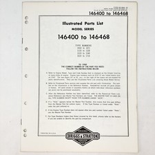 Vtg 1973 Briggs & Stratton 146400-146468 Illustrated Parts List