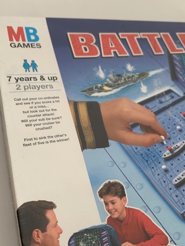 Vintage 1996 Milton Bradley Hasbro Battleship Board Game NEW SEALED - Picture 2 of 8