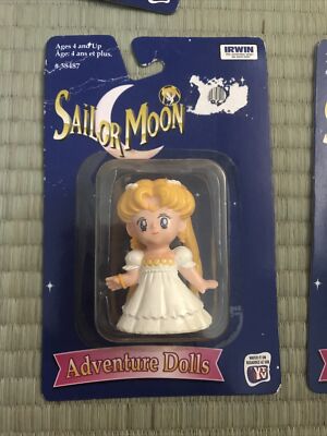 Lot de 5 figurines Sailor Moon Qposket Uranus Neptune Pluton Saturne Bandai J