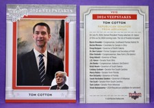 Tom Cotton Decision 2024 Political Trading Cards VEEPSTAKES Insert #VS12
