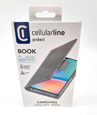 Cellular Line Book Folio Galaxy A05s Black Handyhülle Klapphülle #KT5086M