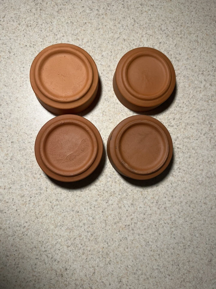 Paquete de 4 cuencos para salsas de cerámica salsas aperitivos aperitivos condimentos lavavajillas Foto 3 de 4