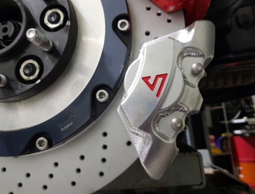 BIG BRAKE FRONT 8P (405×34) + REAR 4P (380×31) + EPB / 2023 JEEP GRAND CHEROKEE - Picture 9 of 10