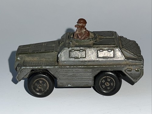 Vintage Matchbox Lesney Rolamatic Stoat #28 Armored Vehicle Made In England 1973 - Picture 3 of 24