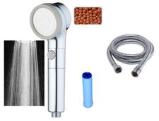 Most Powerful Pressure increasing Shower head with filter& 12mm large bore Hose