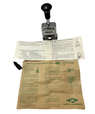 Cosco Automatic Numbering Machine Model C-51 ~ 7 Movements with Instructions