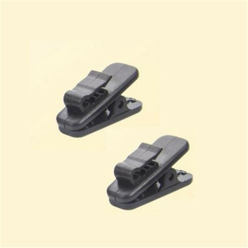 10x Cable Cord Wire Clip Clamp Collar Lapel Shirt Holder For Headphone Earphone - Picture 5 of 7