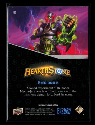 Mecha-Jaraxxus 135 Base Set Blizzard Legacy Hearthstone Card | eBay