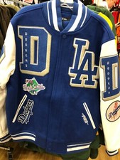 LOS ANGELES DODGERS WOOL VARSITY PRO STANDARD JACKET MEN ROYAL BLUE /WHITE