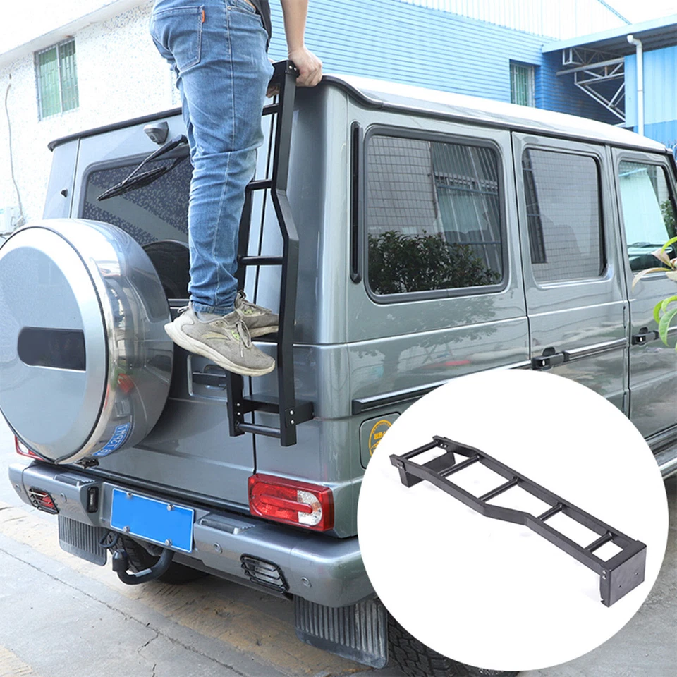 Escalera de aluminio para puerta trasera de coche Mercedes-Benz Clase G 2004-2018 Foto 2 de 4