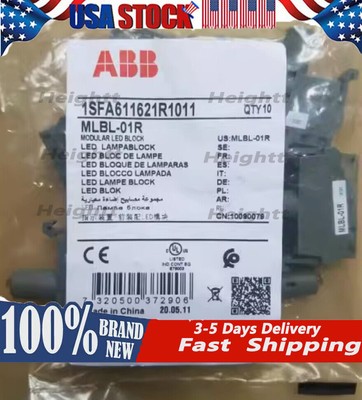 1pcs ABB push button switch lampholder MLBL-01R 24VAC/DC