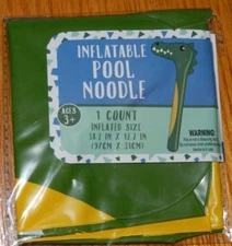 38.2" x 12.2" Sea monster multi-color Inflatable Swimming Pool Noodle, NIP