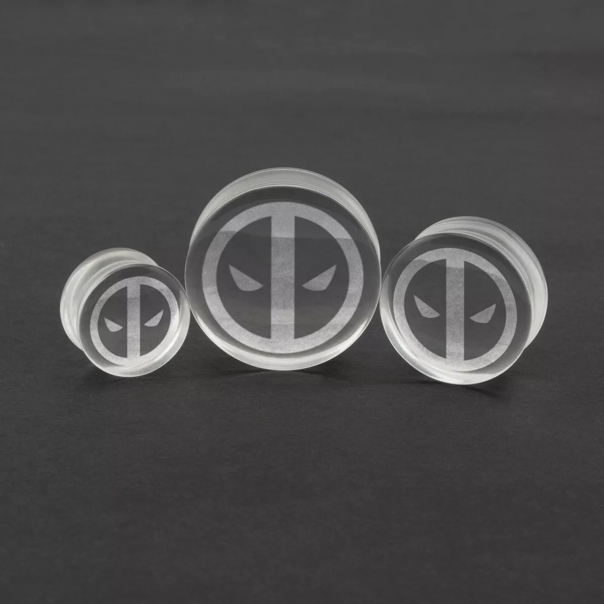 Deadpool sale ear gauges
