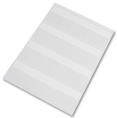 ETIKETT, A4, SELBSTLAM, WEISS, 24 ETIKETTEN, Clip On Drahtmarkierer / Tie On Drahtmarkierer