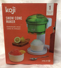 2021 Target Koji Green / White Plug in Electric Snow Cone Maker New in Open Box