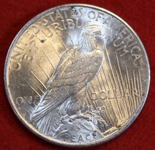 Moneda de plata 90 % dólar de la paz 1924-P de alto grado PE275 - Imagen 2 de 2