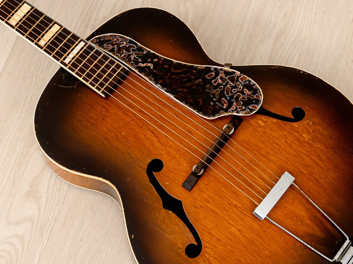 1940s Gretsch Synchromatic 100 Vintage Archtop Acoustic