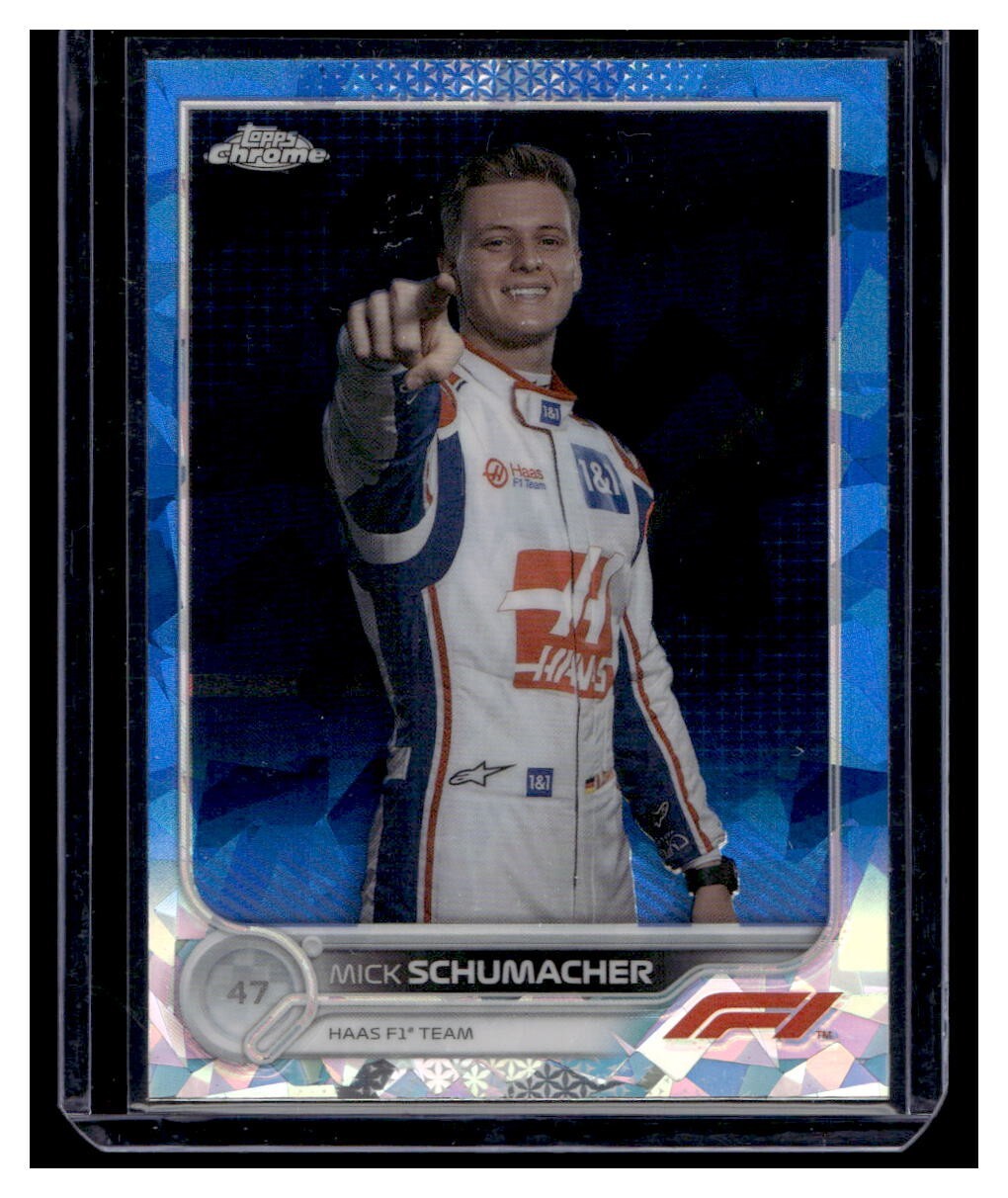2022 Topps Chrome F1 Sapphire #69 Mick Schumacher Portrait