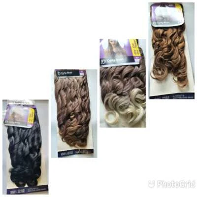 60'' Darling Empress Human Hair Feel French Curly & Loose Braids Hair Extensions