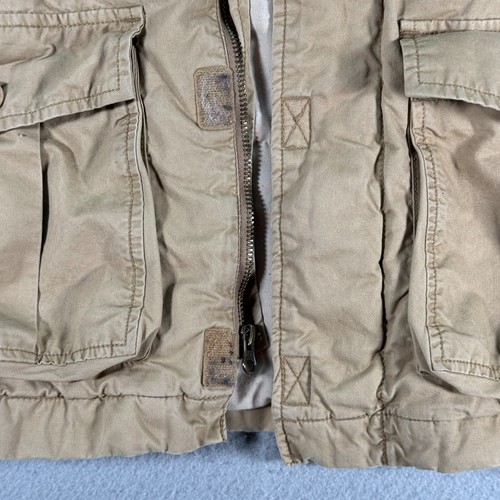Old Navy Military Jacket Youth XL 14-16 Brown Utility Field Heavyweight Trendy - Picture 7 of 15