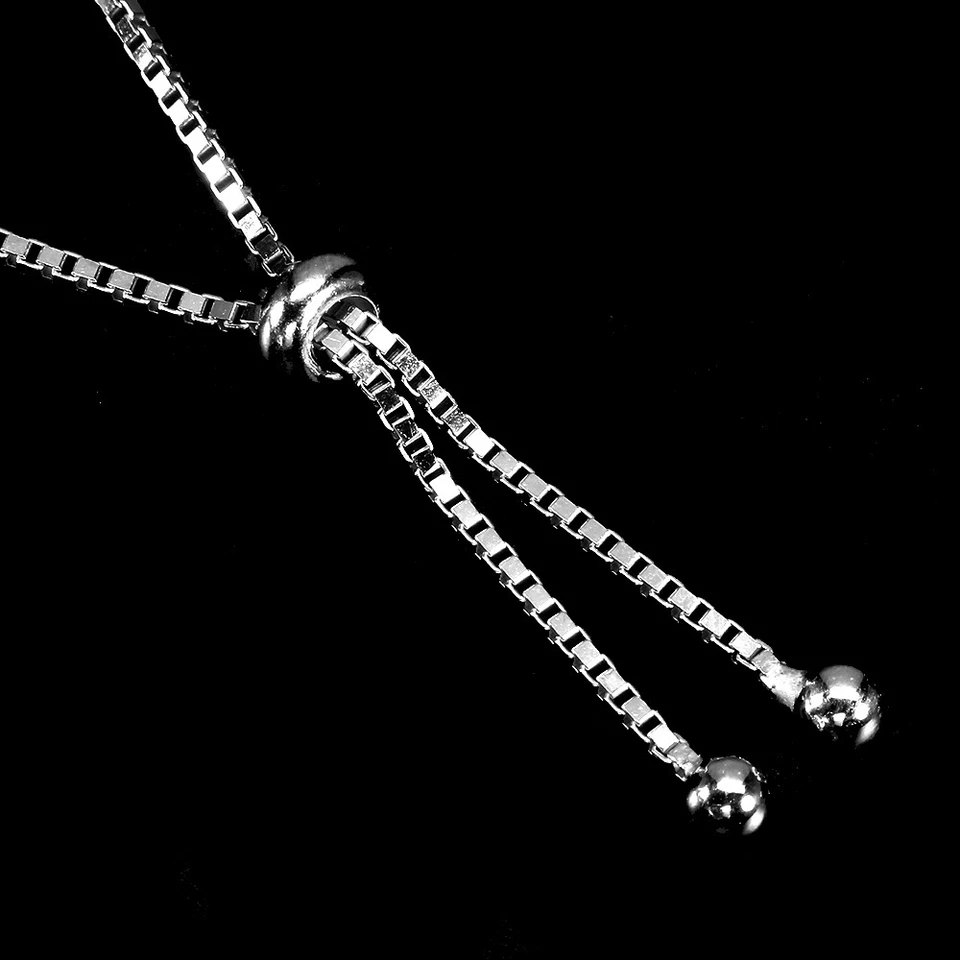 925 Sterling Silver Bracelet Oval Ruby 8x6mm Gemstone Jewelry 10 Inches - Image 3 of 4