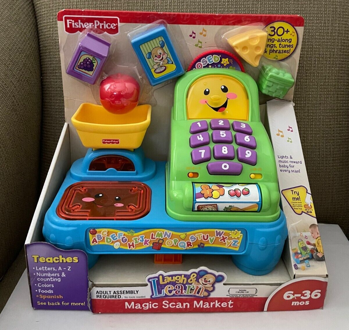 Fisher- Laugh and Learn Magic Scan Market Ee211523 Toys MINT for sale  online | eBay