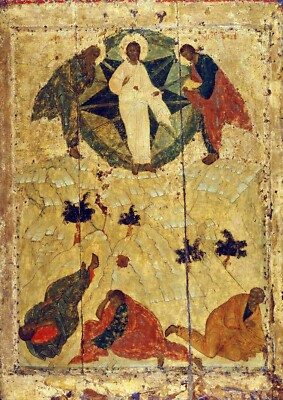 Andrej Rublev Foto A4 Verklärung Jesu 1405