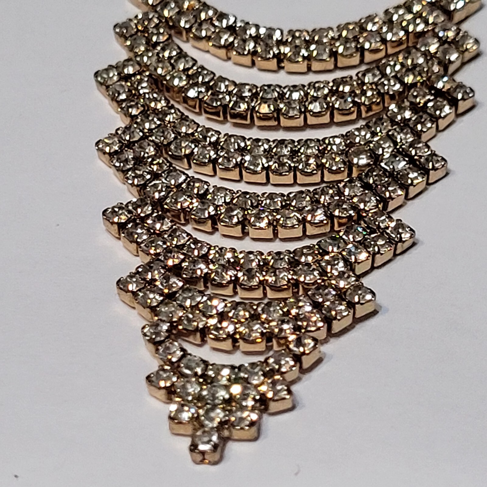 Goltone Rhinestone Statement  Stud Earrings - image 3