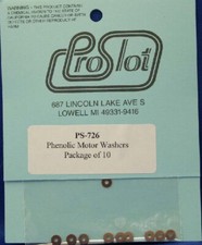 Pro Slot Phenolic Motor Washers for 1/24 Scale Slot Car