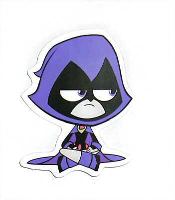 Teen Titans Go Robin Starfire Raven Cyborg Beast Anime Water Resistant Sticker