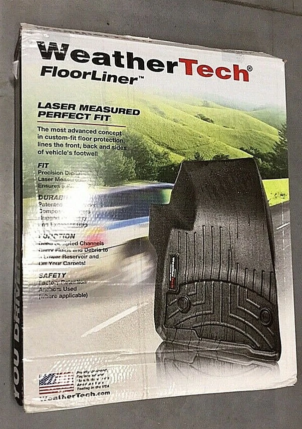 Forro de piso WeatherTech 461218-1-2 para Honda Odyssey 2018-19 primera segunda fila gris Foto 2 de 4