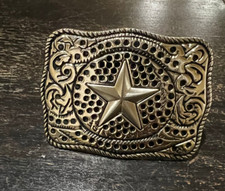 WESTERN STAR Belt Buckle, Metal Belt Buckle - New
