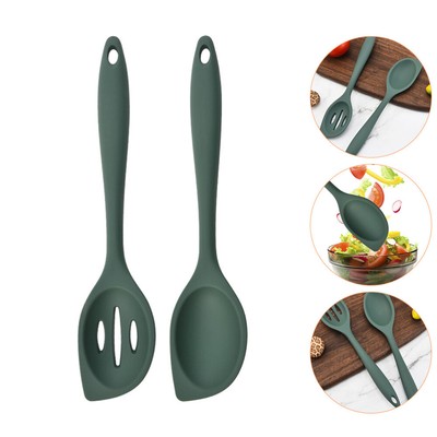 1 Set Practical Reislöffel Suppe Löffel Haushaltsreislöffel Silikongeschirr