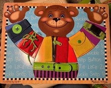Melissa & Doug Basic Skills Puzzle Board - Wooden Educational Toy