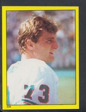 Topps 1982 American Football Sticker No 234 - Bob Baumhower, Miami Dolphins (T72)