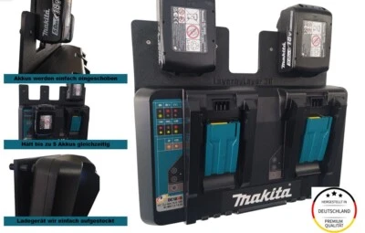 LAYERBYLAYER 3D Ladegeräthalter & Akkuhalter passend für Makita DC18RD 18V Akku Wandhalterung