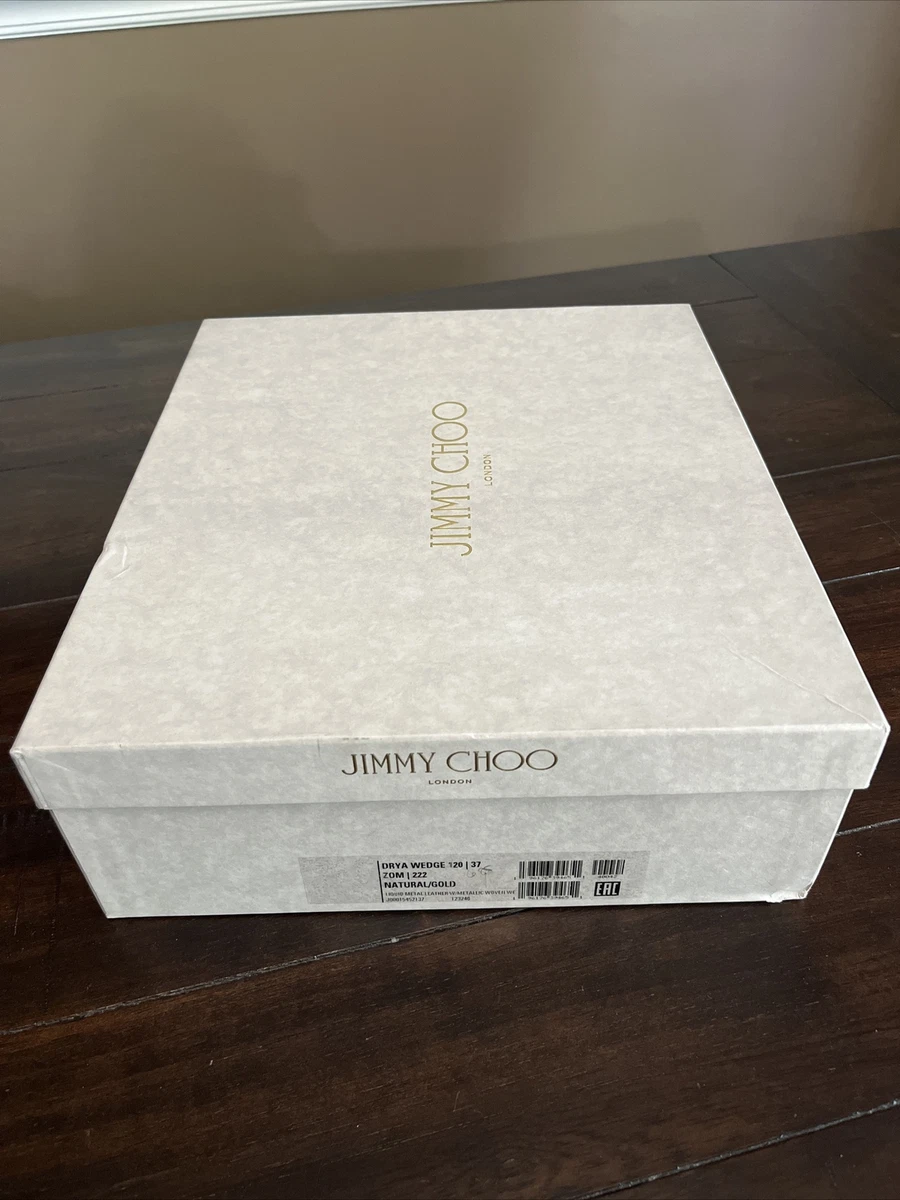 Empty Jimmy Choo Shoe Box With Tissue Paper has some damage | eBay