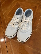 VANS Ward LowLight Blue/White Canvas Sneakers Women  s size 6