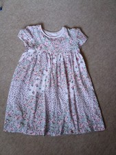 NEXT Girls Cotton Short Sleeved Summer Dress Age 6-7 Years