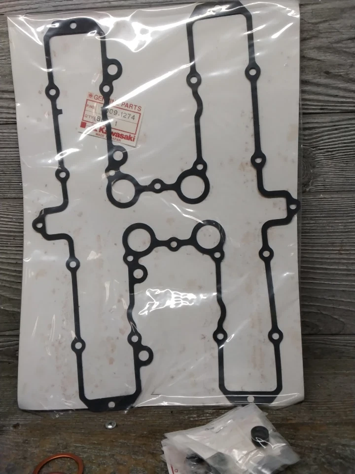 83 GPZ750 ZX750 GPZ ZX 750 1983 junta sello cilindro juego de goma fabricante original incompleto Foto 4 de 4