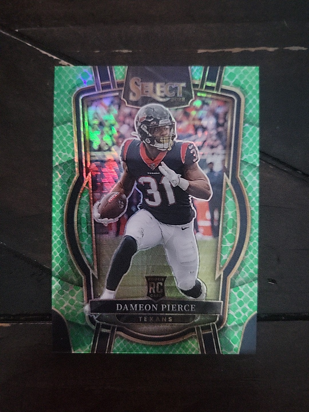 2022 Panini Select - Club Level Dameon Pierce #261 Dragon Scale Prizm /89 (RC)