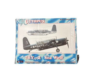 Octopus 72038 TBY-2 Sea Wolf Airplane Model Kit 1/72 Open Box Complete