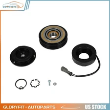 1X AC Compressor Clutch Kit Pulley Coil For 03-10 Chevrolet Silverado 1500 4.3L
