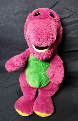 Vintage 1992 The Lyons Group Barney The Purple Dinosaur Plushie 14 Inch