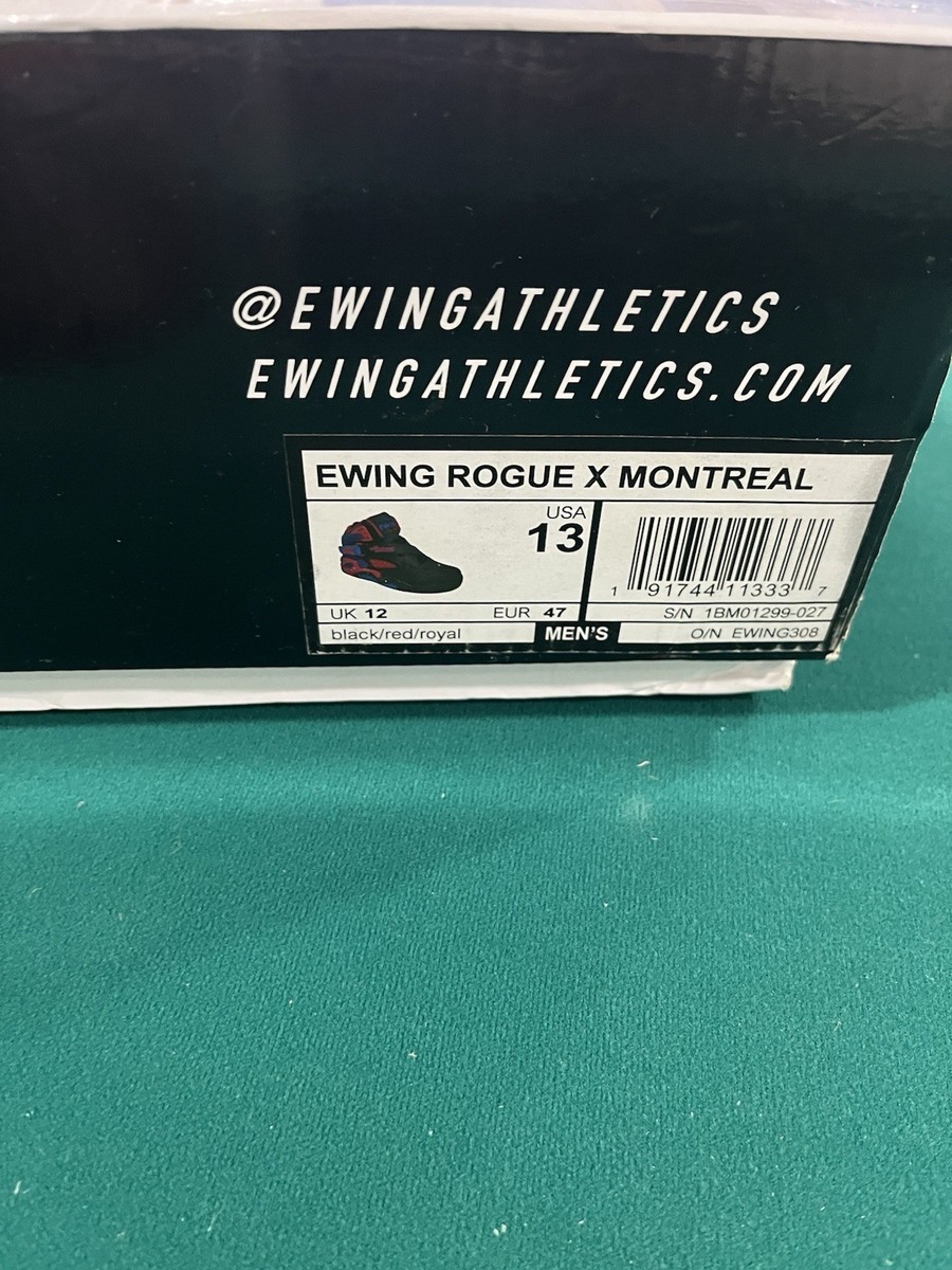 Ewing x Rogue Montreal Men's Basketball Shoes Size 13 Used Condition View 2
