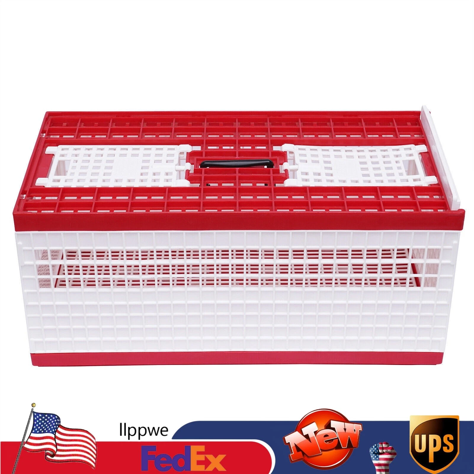 Racing Pigeon Carrier Box Bird Training Basket With 2 Side Doors 2 Top Doors Box