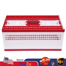 Racing Pigeon Carrier Box Bird Training Basket With 2 Side Doors 2 Top Doors Box