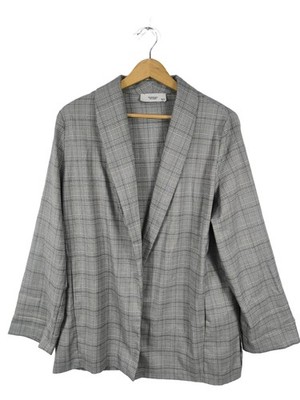 RESERVED Cardigan Damen Jacke Gr. DE 42 hellgrau Casual-Look