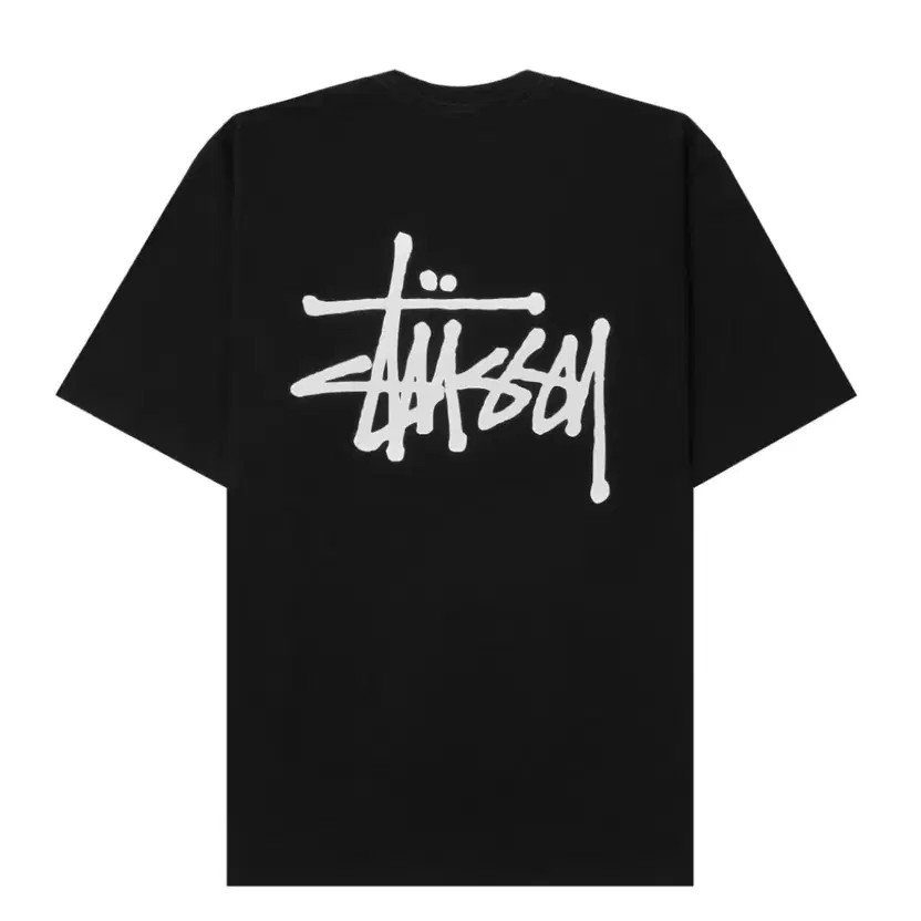 Stussy Basic Short Sleeve Black T-Shirt XL thumbnail 2